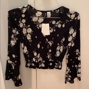 Floral print H & M shirt